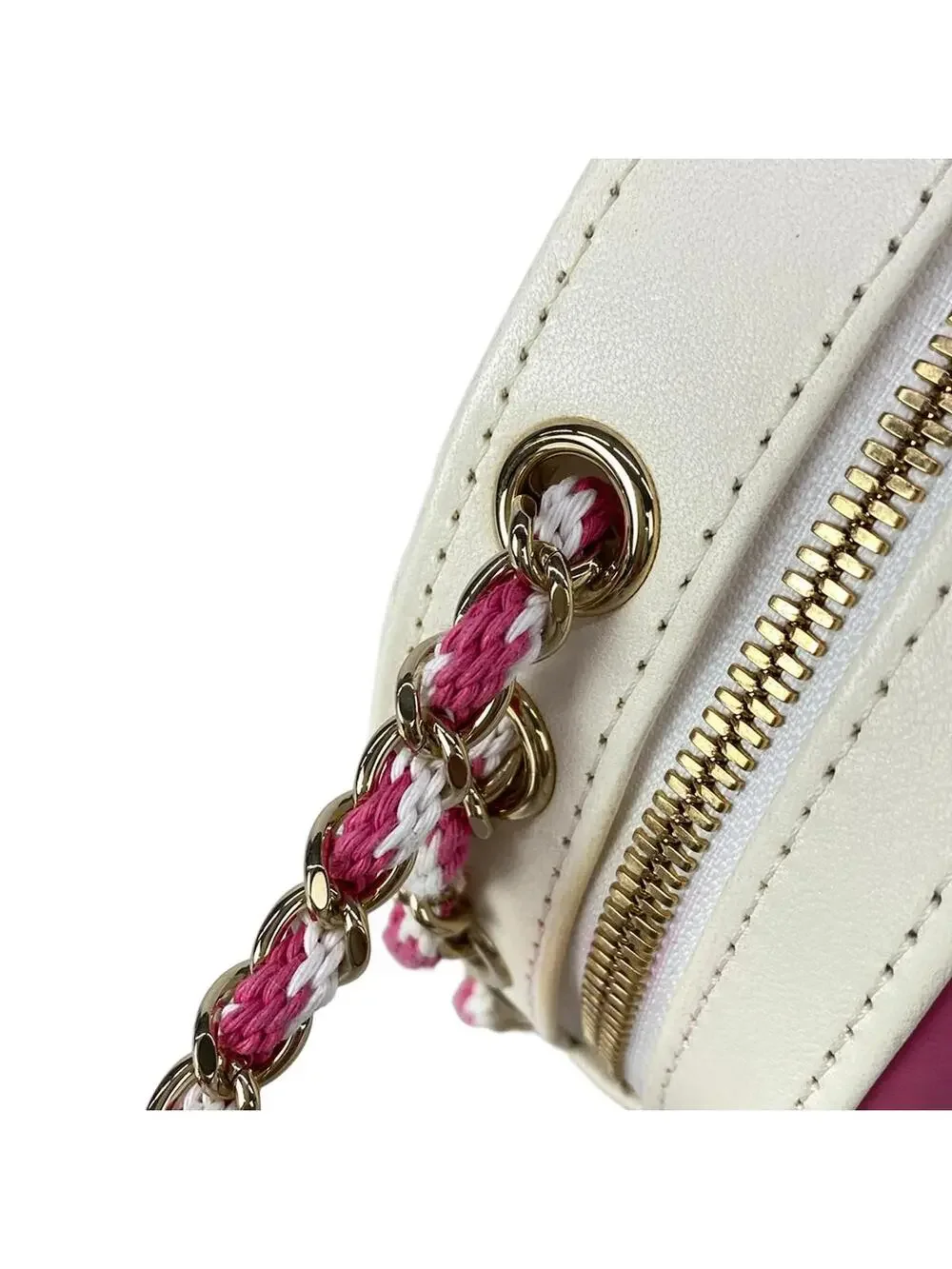 Chanel Cream Pink Clear Lambskin Vinyl #305537C22B